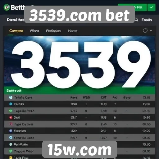 Comparativo de odds entre 3539.com bet e concorrentes